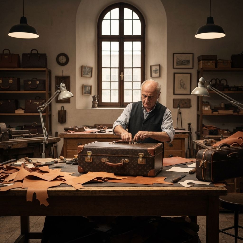 Heritage craftsmanship in Italian atelier